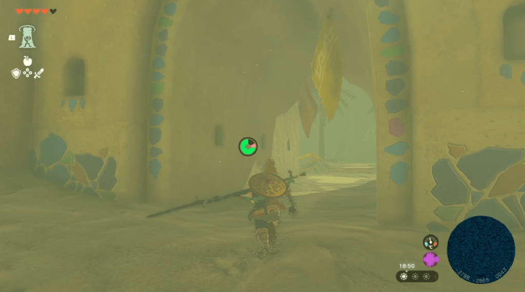 젤다의 전설 티어스 오브 더 킹덤 : 겔드의 마을 진입 방법