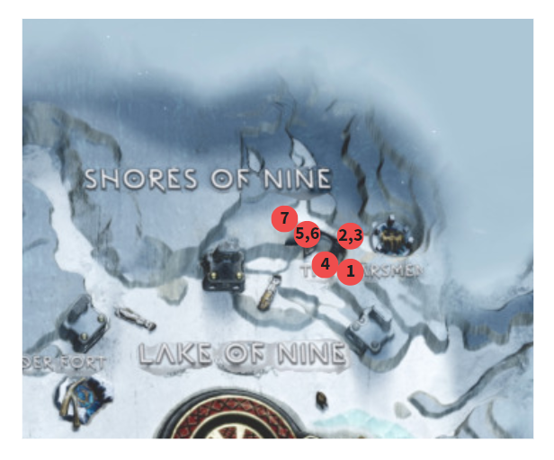 갓 오브 워 라그나로크 / 뱃사공 공략 및 지도 100%