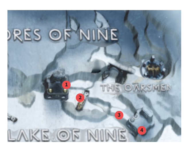 갓 오브 워 라그나로크 / 아홉의 해안 공략 및 지도 100%