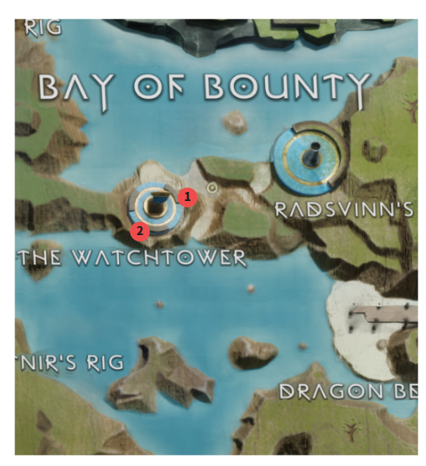 갓 오브 워 라그나로크 / 감시탑 공략 및 지도 100%