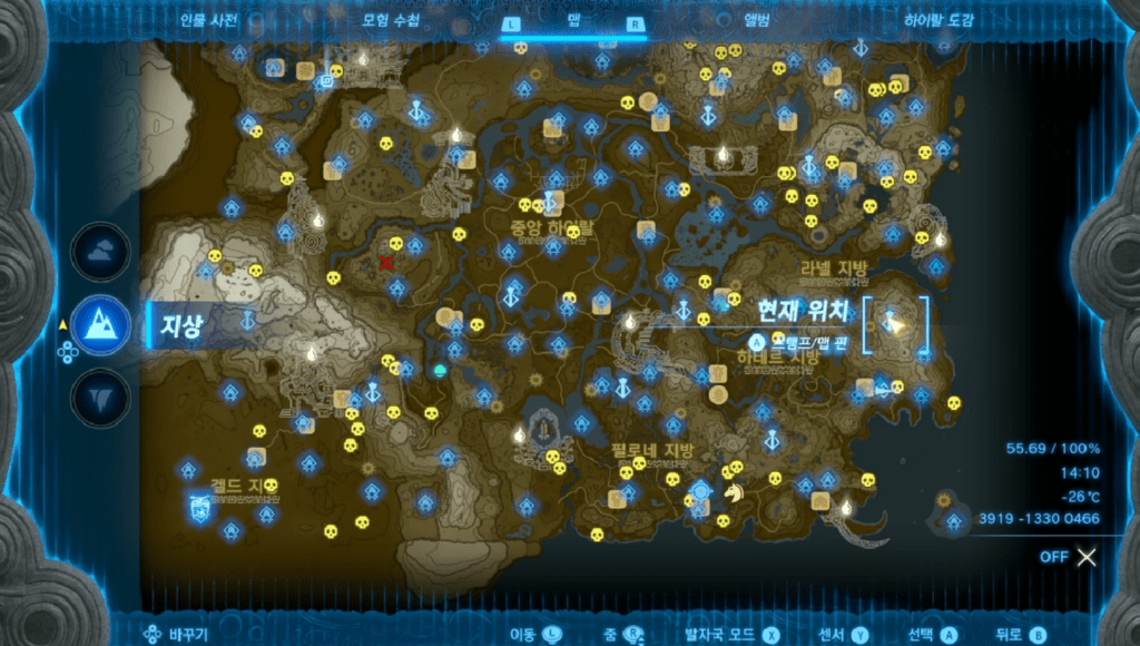 젤다의 전설 티어스 오브 더 킹덤 : 미니 챌린지 – 지혜의 샘의 여신상