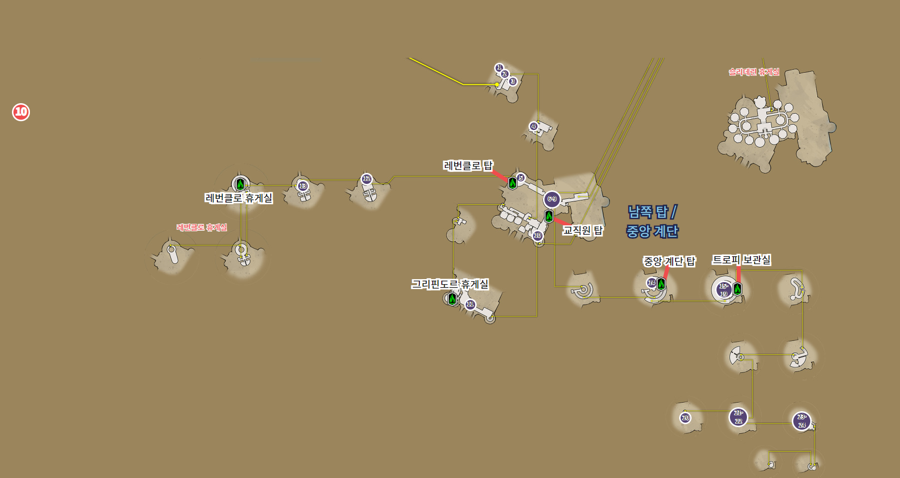 호그와트 레거시 – 필드 가이드 페이지 10번 ( 호그와트 / 호그와트 지도)
