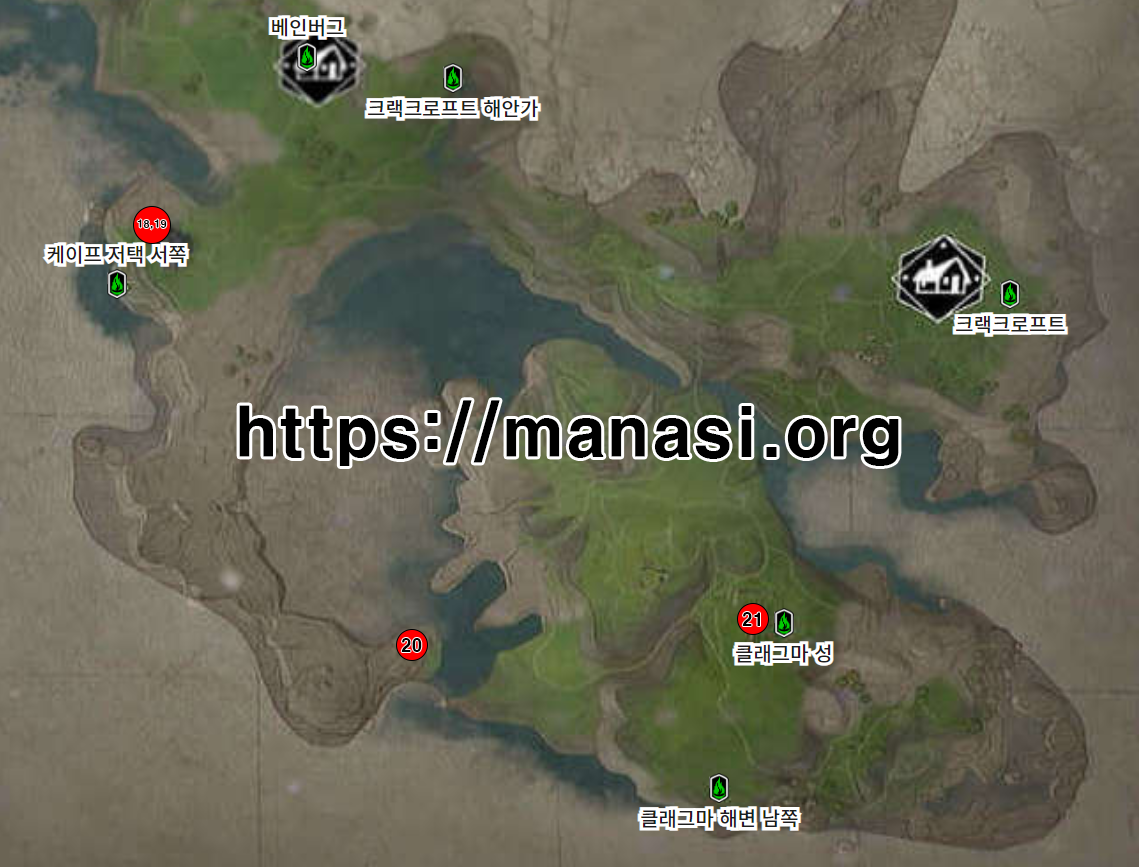 호그와트 레거시 – 악명 높은 적 위치 공략 지도 6 ( 호그와트 레거시 지도 )