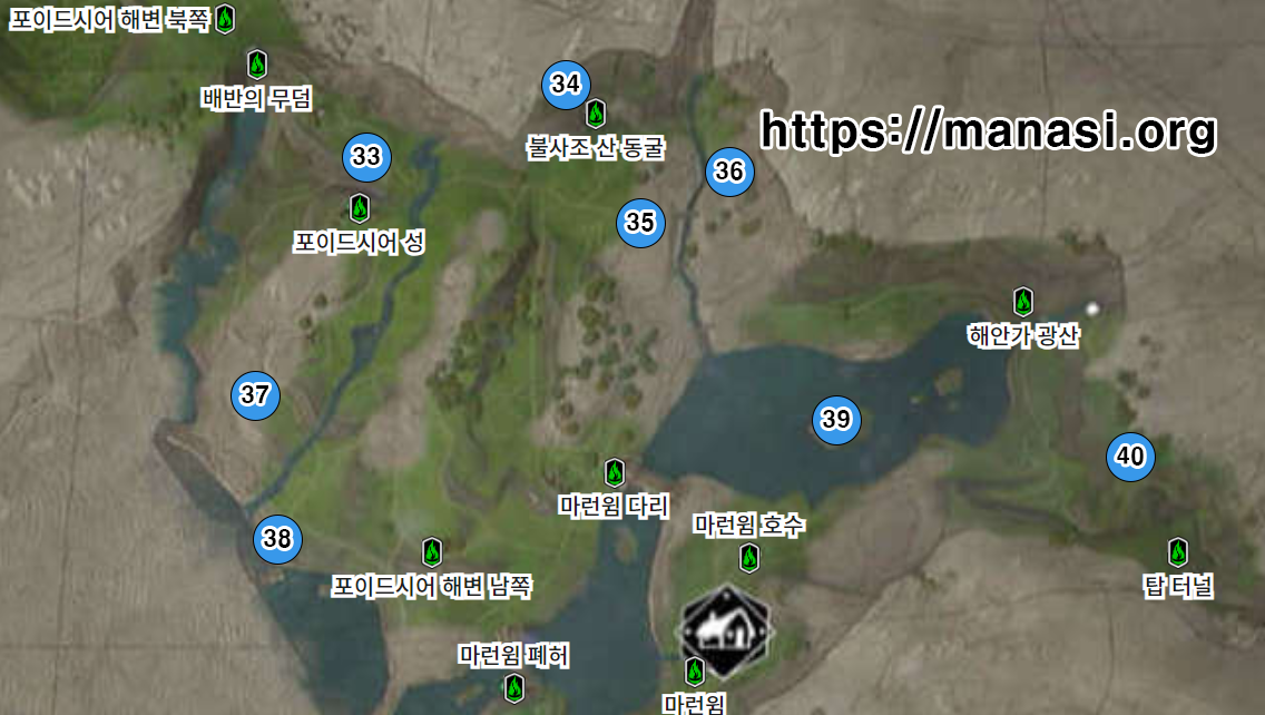 호그와트 레거시 – 마법 동물 위치 공략 지도 5 ( 호그와트 레거시 지도 )