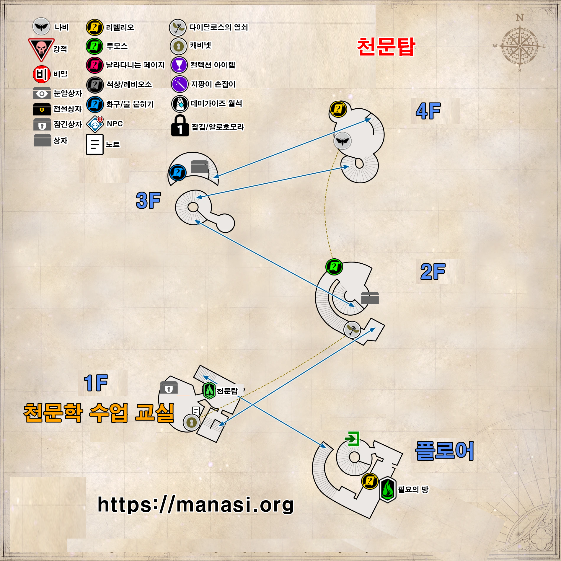 호그와트 레거시 – 천문탑 공략 지도 ( 호그와트 레거시 지도 )