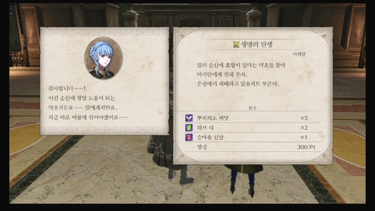 파이어 엠블럼 : 풍화설월 – 서브 퀘스트 – 생명의 탄생