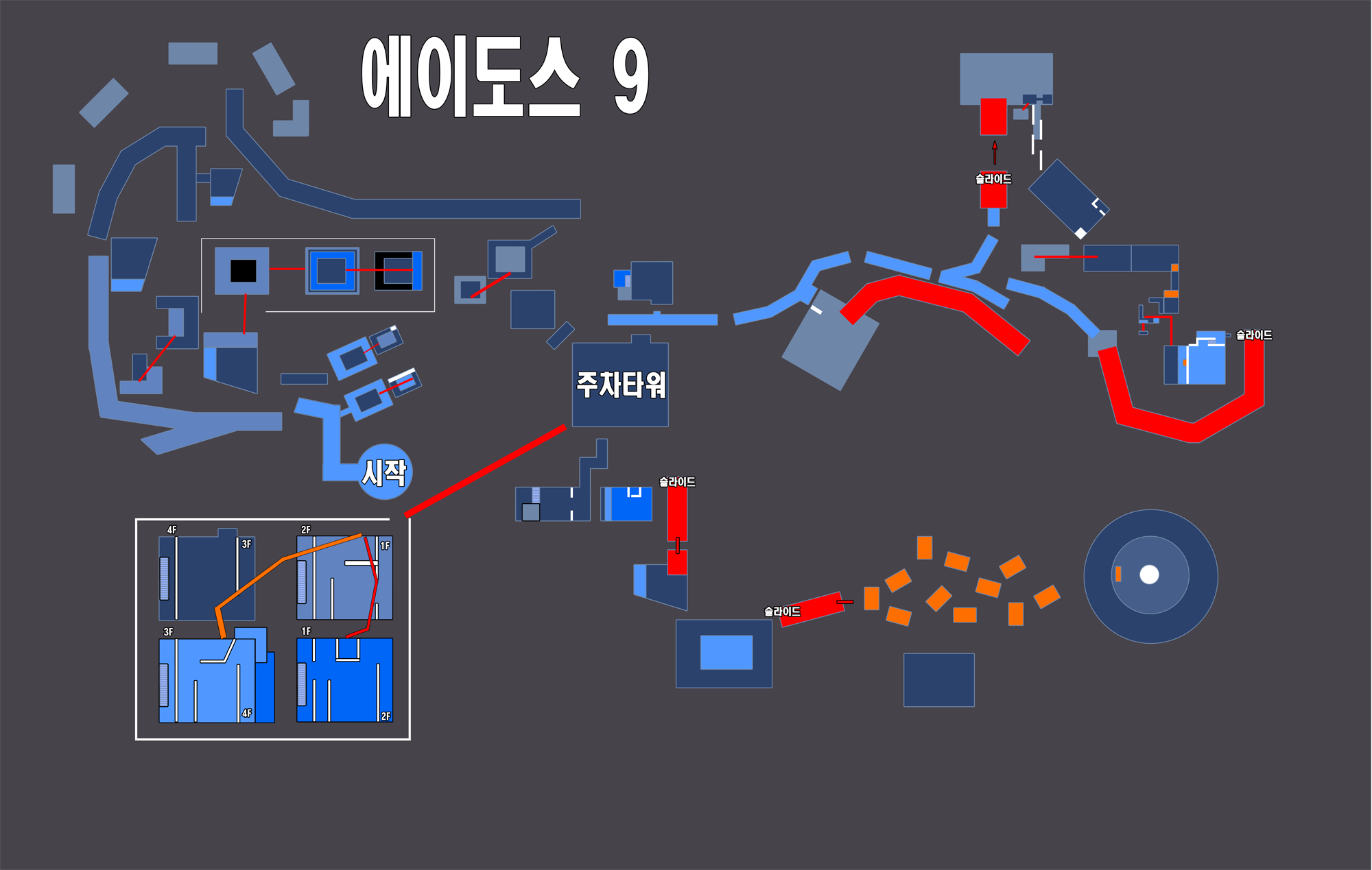 스텔라 블레이드 – 에이도스 9 지도 / 스텔라 블레이드 인터랙티브 맵