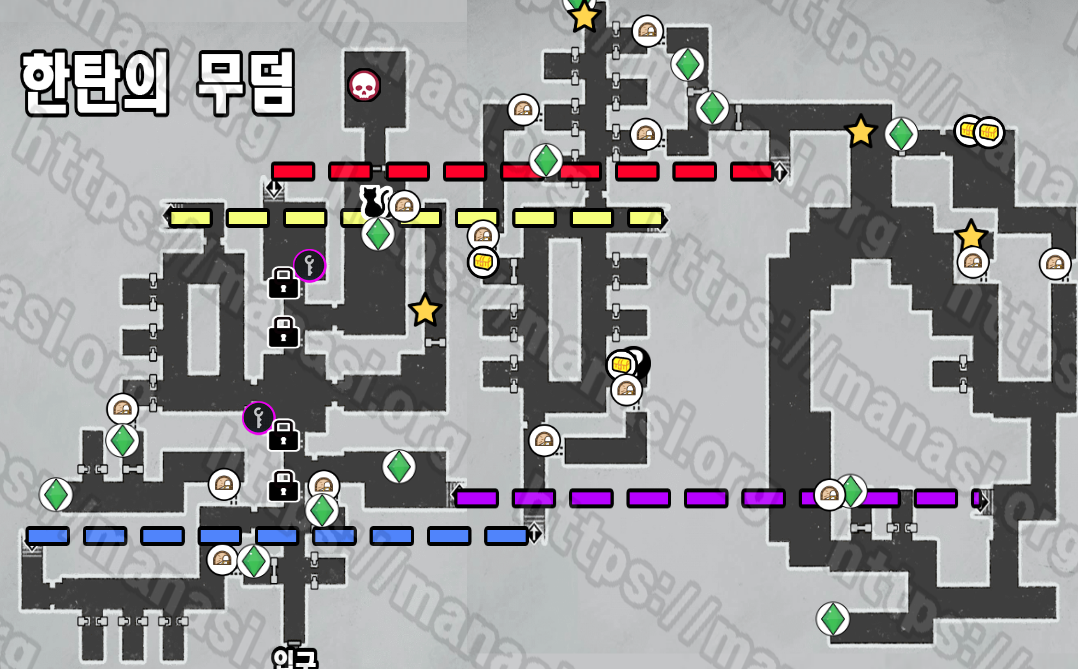 메타포 : 리판타지오 – 한탄의 무덤 지도 공략 및 수집품 공략