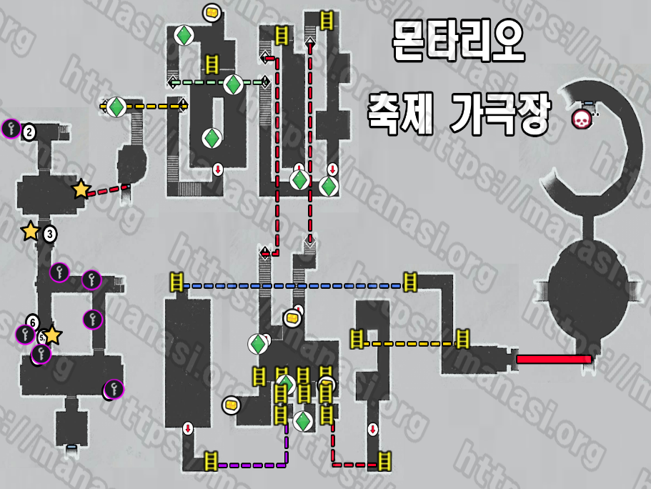 메타포 : 리판타지오 – 몬타리오 축제 가극장 지도 / 공략 및 수집품 공략