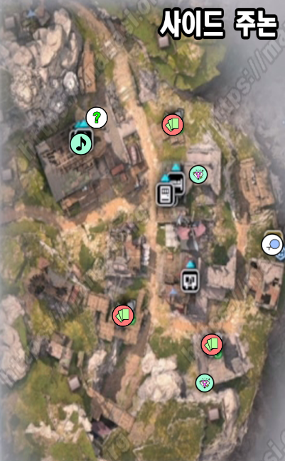 파이널 판타지 7 : 리버스 – 사이드 주논 내부 지도