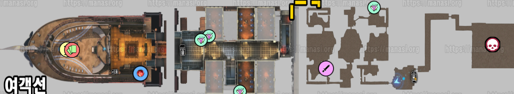 파이널 판타지 7 : 리버스 – 여객선 지도