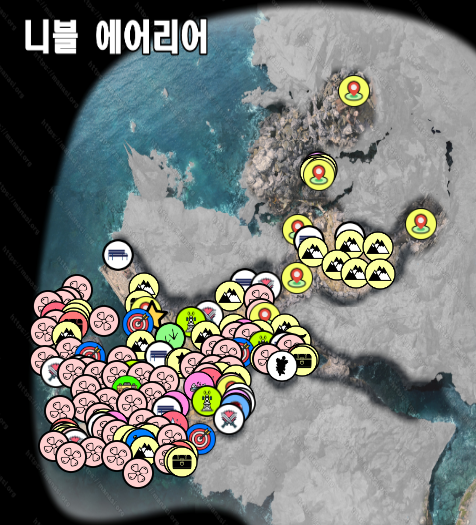 파이널 판타지 7 : 리버스 – 니블 에어리어 지도