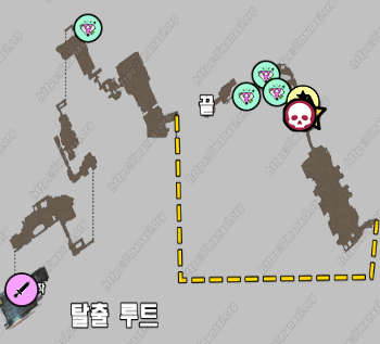 파이널 판타지 7 : 리버스 – 주논 탈출 루트 지도