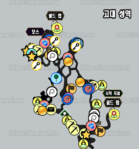 클레르 옵스퀴르 : 33원정대 / 고대 성역 지도
