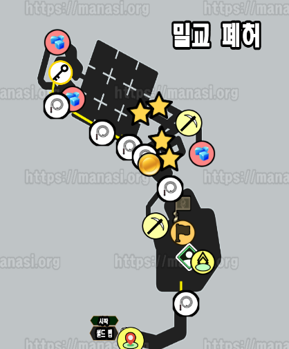 클레르 옵스퀴르 : 33원정대 / 밀교 폐허 지도