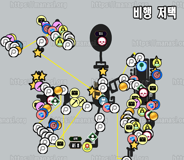 클레르 옵스퀴르 : 33원정대 / 비행 저택 지도