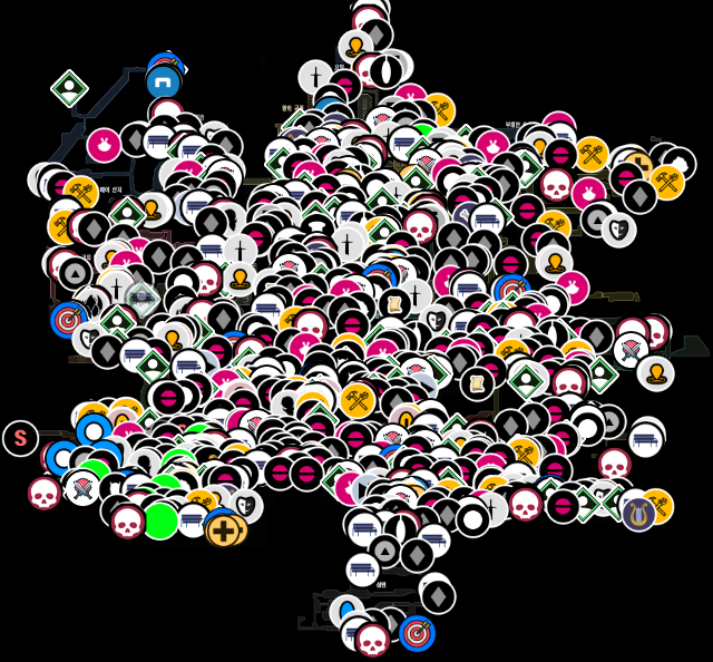 할로우 나이트 : 실크송 전체 지도