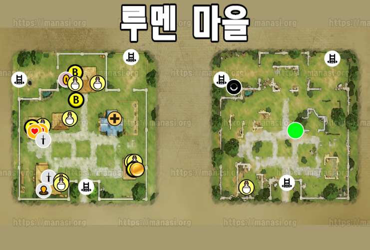 드래곤 퀘스트 7 : 리 이매진드 / 루멘 마을 (현재)