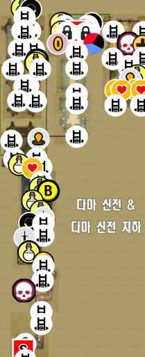 드래곤 퀘스트 7 : 리 이매진드 / 다마 신전 지도 (과거)