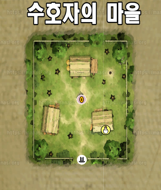 드래곤 퀘스트 7 : 리 이매진드 / 수호자의 마을 지도 (과거)
