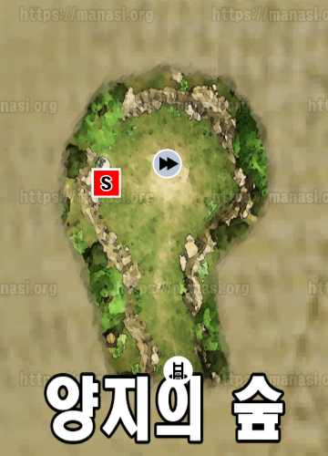 드래곤 퀘스트 7 : 리 이매진드 / 양지의 숲 지도 (과거)