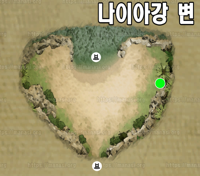 드래곤 퀘스트 7 : 리 이매진드 / 나이라강 변 지도 (과거)