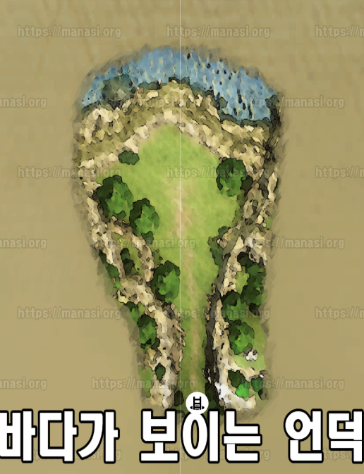 드래곤 퀘스트 7 : 리 이매진드 / 바다가 보이는 언덕 지도 (과거)