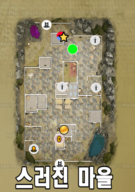 드래곤 퀘스트 7 : 리 이매진드 / 스러진 마을 지도 (과거)