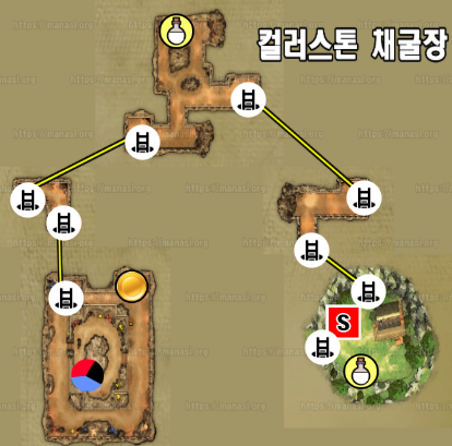 드래곤 퀘스트 7 : 리 이매진드 / 컬러 스톤 채굴장 (현재)