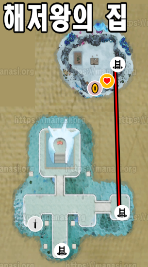 드래곤 퀘스트 7 : 리 이매진드 / 해저왕의 집 (현재)